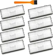 [Rjnlsc] 8 Pack Roborock S7 Filters Replacement Parts Compatible with Xiaomi Roborock S7 S7+ S7MaxV S7 MaxV Plus T7S T7 plus T7S plus Hard Floor Washable Filters,8 Pack Filters, 1 Pack Cleaning Tools