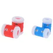 2Red +2Blue Plastic Knitting Needles Row Counter Lines Number Calculator Too&PP
