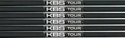 KBS Tour C-Taper Black Limited 130 5-PW X-Stiff Flex Iron Shafts - .355 Taper