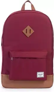 Herschel Heritage Backpack WINDSOR WINE Synthetic Leather - Dark Red - 21.5 L