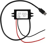 MEIRIYFA 12V to 5V USB C Converter DC 12V to Type C 5V 3A USB Buck Module Step Down DC-DC 8-23V Converter Reduced Voltage Regulator Car Power Adapter