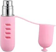 Refillable Perfume Atomizer for Travel, TSA-Approved Yeejok Portable Mini Empty Cologne Spray Pump Bottle with 5ml Pocket Size for Men and Women Pink