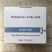 Exp 1/2026 Rodan + Fields REDEFINE Triple Defense Cream Treatment Step 3AM NIB!