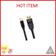 Monoprice Mini DisplayPort 1.2 to DisplayPort 1.2 Cable, Supports up to 4K Resol
