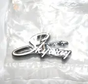 New Old Stock NOS, Skyway Luggage Metal Logo Suitcase Emblem Logo Replacement