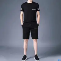 在飛比找蝦皮購物優惠-法國大公雞 運動套裝 男t恤 短褲男 韓國衣服 夏季短袖 休