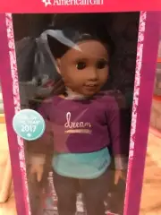 American Girl Gabriela McBride18" Doll of the year2017 Curly Hair Dark Brown Eye
