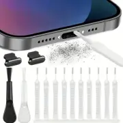 10pcs Mobile Phone Speaker & Port Dust Removal Cleaner Tool Kit Device Cleaning