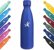 KollyKolla Stainless Steel Drinking Bottle, 500 ml, Vacuum Drinking Bottle, Stainless Steel Children, Thermos Flask, Suitable for Carbonated Drinks, BPA-Free, Leak-Proof Water Bottle for School