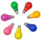 5W A60 Colorful LED Globe Light Bulbs E27 B22 Lamp For Bar Party Decor 220V 240V