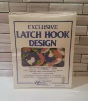 Latch Hook Design National Yarn Crafts Learning ABCs Children R027