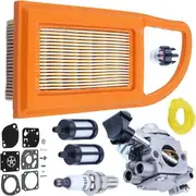 Carburetor Air Fuel Filter Kit Compatible With Stihl BR600 BR500 BR550 Blower Blower Replace Parts 4282 120 0608 4282 12