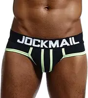 [JOCKMAIL] Mens Briefs Underwear Men's Cotton Stretch Underwear Support Briefs Soft Breathable Underwear