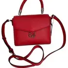 Brand New Beautiful Red GUESS Fairbanks Small Purse Handbag Silver Accents Logo