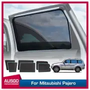AUSGO Magnetic Window Sun Shade for Mitsubishi Pajero 2007-2020 Mesh Cover 6PCS (for: Mitsubishi)