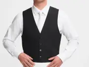 Cargo Crew - New Men's Black Vest (Watson) (Size S)