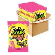 SOUR PATCH KIDS Lemonade Fest Soft & Chewy Candy, 8.02 oz (Pack of 12)