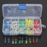 Geekcreit® 375pcs 3MM 5MM LED Light Emitting Diode Beads Resistance Lights Kits Bulb Lamp