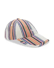A. p.c. Striped Cap