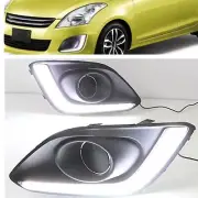 For 2014 2015-17 2016 Suzuki Swift DRL Daytime Car Running Lights Drive Fog Lamp (for: Suzuki)