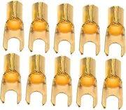 TEHAUX 20pcs U Shaped Audio Terminal Connectors for Car and Home Audio Systems Build for Stable Connection Compatibility with and Amplifiers