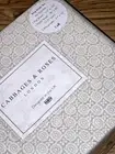 4-Pc Cabbage & Roses Sophie Natural Medallion King Sheet Set 100% Cotton Percale