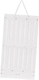 [Oshhni] Hanging Hair Clip Organizer Display Holder Wall Hanging Hair Accessories Headband Hair Clips Storage Hanger for Nursery, White