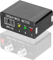 1.8MHz-50MHz 0.5W-120W Short Waves SWR and Power Watt Meter Chinese English Menu Switchable Type-C Charging Interface