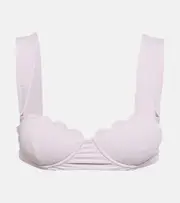 [Marysia] Marysia North scalloped bikini top AU 12 purple