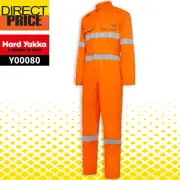 Hard Yakka SHIELDTEC FR L/WEIGHT HI VIS TAPED COVERALL,Y00080