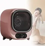 Small Tumble Dryer, Compact & Mini Spin Dryer, Condenser Tumble Dryer, Vented Tumble Dryer, 0.8kg Capacity, for Counter Top or Wall Mounted Use,Pink