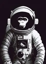 [Namly Design] Poster - Space Monkey