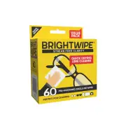 BrightWipe Lens Wipes 60 pack