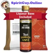 Black Sambuca Liqueur Essence Flavouring + Dry Liqueur Base Pack By Still Spirit