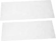 QUMIIRITY Gq999 2pcs Guitar Headstock Veneer Guitar Head Veneer Diy Inlay Material Sea Shell Fretboard Overlay Easy to Cut
