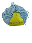 Rowan Amy Butler Belle Organic Aran Blue Yarn 50 g Wool Cotton Blend Italy AT684