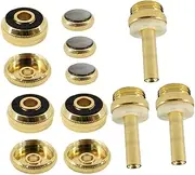 Kisangel 1 Set Trumpet Repair Replacement Accessories Durable Metal Valves Supporting Buttons for Exceptional Sound Quality Precision Craftsmanship for Musicians