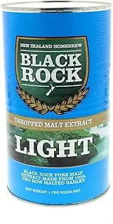 Black Rock Malt Extract Liquid Light Ingredient Can Home Brew
