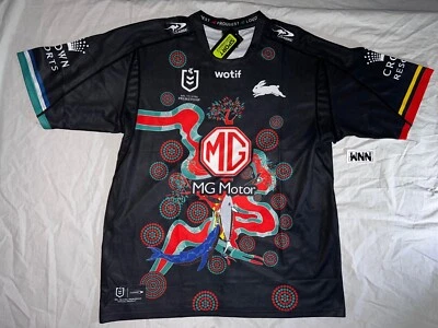 South Sydney RABBITOHS 2022 Indigenous NRL Jersey *3XL* QLD Seller