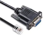 9 Pin D-Sub DB9 Female to RJ11 6P6C RS232 Serial Communication Cable forBTESF Series(1m)