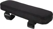 CAXUSD Ergonomic Memory Foam Gel Armrest Pads for Gaming and Office Chairs Fit Easy to Clean Pressure Relief Cushion for Elbows and Forearms Black Thickness