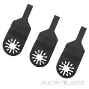 3 x 3/8” Fine Tooth Oscillating Multi Tool Saw Blades-older Fein Multimaster fit