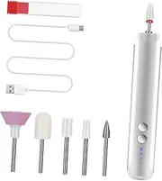 MERRYHAPY Manicure Drill 3 Speed Settings Cordless Rechargeable Nail Grinding Tool for Nail Salon