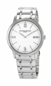 Baume & Mercier Classima Stainless Steel Date Quartz Mens Watch M0A10526