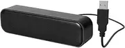 Nurdo Mini Computer Speaker Wired USB Desktop Stereo Speaker Audio Decoding Dual Channel Player Sound Bar Sound Audio for PC Tablet Laptop