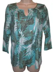Talbots Multicolor Stretchy Top Shirt Size Petite Small NEW WITH TAGS!