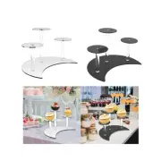 3 Tier Acrylic Cupcake Stand Display Rack for Spice Jars Dessert Nail Polish