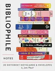 Chronicle Books Bibliophile Notes: 20 Different Notecards & Envelopes (Bookish Gifts, Literary Stationery by Jane Mount)