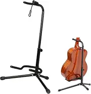 Adjustable Guitar Stand Universal Portable Black Tripod Guitar Floor Stand Extended Height for Acoustic, Classical, Electric, Bass Guitars