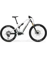 Merida eOne-Sixty 10K Electric Enduro Bike 600Wh Battery Snow White/Bronze Metal